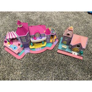 Vintage Polly Pocket Church And Mansion *no People*